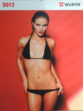 Würth Calendar 2012 ? Werkstatt Kalender Sexy ? mit Rosie Huntington-Whiteley