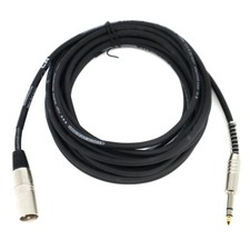 6 m Audio Kabel XLR male 6,3