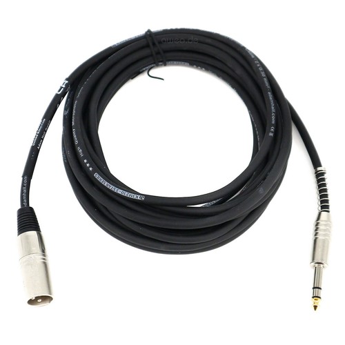 Audio kabel xlr male - xlr, 6,3