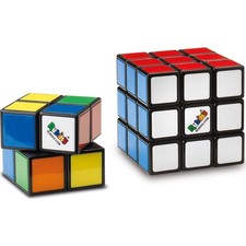 Rubik's Cube Advancedes Puzzlespiel Set mit 2 x 2 und 3 x 3 Originalwürfeln in p