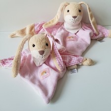 2x Sterntaler Hase Hetti klein + groß Kuscheltuch Schmusetuch baby Tuch Rosa
