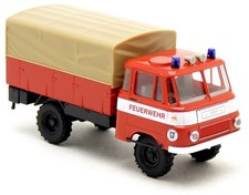 Busch 51659 - Robur LO 1801 A LKW Feuerwehr Auerbach LF 8 DDR 1:87 H0