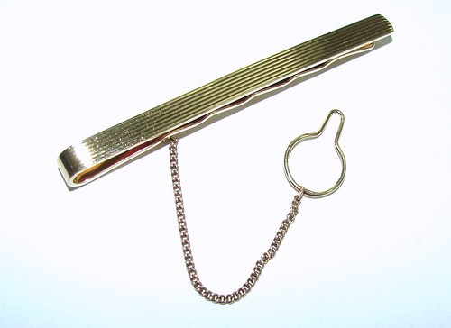 Krawattenklammer vintage gold - vintage,