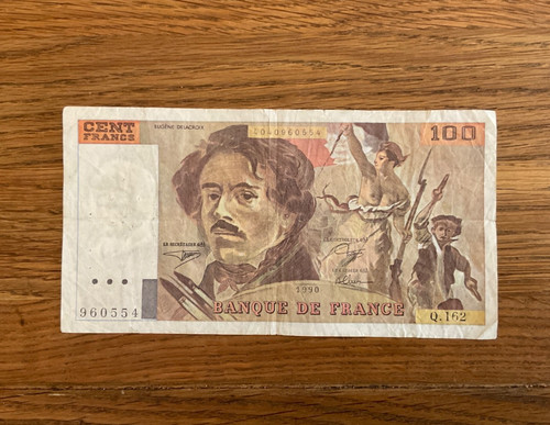 100 francs banknote frankreich - 100,