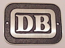 DEUTSCHE BAHN DB KEKS BUNDESBAHN LOGO LOKSCHILD SCHILD ALU-GUSS 11,2 x 8,3 cm