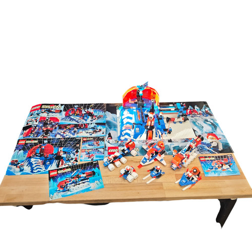 Lego space ice station - space,