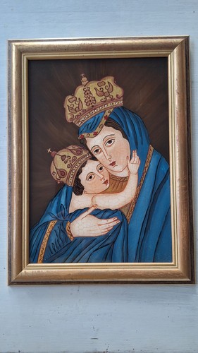 Ikone hinterglasbild mutter - ikone,