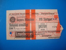 Ticket fc bayern - 79/80,