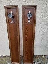 Wandgarderobe aus Paneelholz - 2 Bretter Eiche rustikal - 1 Aufhänger  defekt