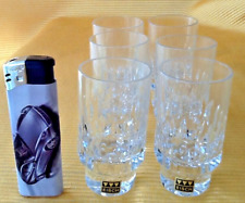 6 EISCH Bolero Stamper Schnapsglas Klarer uvm. Kristall Keilschliff SONDERPREIS