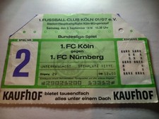 Eintrittskarte Fussball