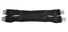 Sattelgurt, Kurzgurt, Dressurgurt SCHNUR-Dressur, schwarz von Busse