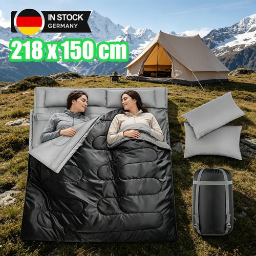 Doppelschlafsack 220 150 - 220, x