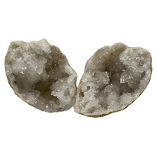 Geode Bergkristall Paar Druse