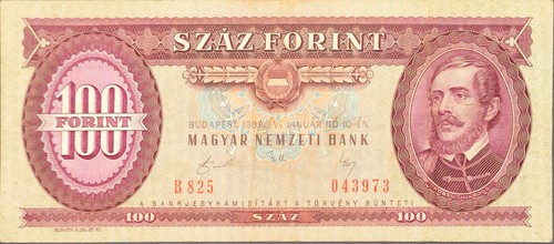 Ungarn banknote 100 - 100, forint