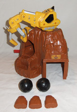 G3 F Fischer Price Geotrax Bergwerk Bagger mit Funktionen Eisenbahn Spielzeug