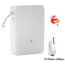 Bluetooth Etikettendrucker Barcode Selbstklebend Mini Thermodrucker Tragbar HP2S