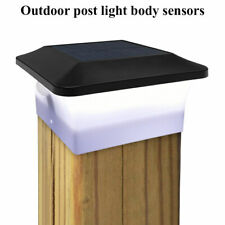 Solar Pfostenkappen Licht Solarlampe Außen Zaunpfosten Lampe LED Pfostenlampe