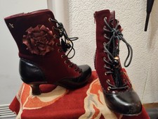 Joe Browns Vintage Ankle Boots Pumps Viktorianisch Victorian Gothic 37 Rockabill