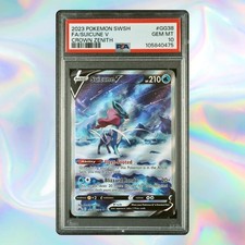 Pokemon Suicune V GG38 PSA 10