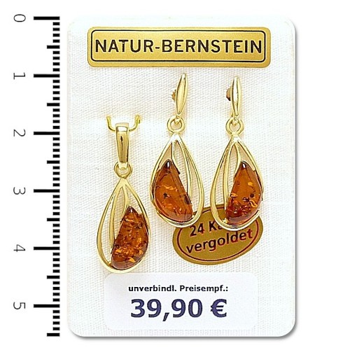 Bernstein set ohrringe und - bernstein,