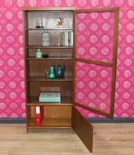 Vitrine Glasschrank Büroschrank Kontor 30er 40er Jahre Eiche vintage retro 180cm