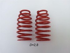 Lauterbacher Tonnenfeder für Mecatech / Lauterbacher Bigbore-Stoßdämpfer rot