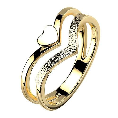 Designer herz damen ring - herz,