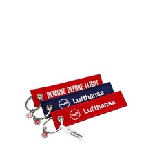 Lufthansa Schlüsselanhänger Remove Before Flight 3er-Set