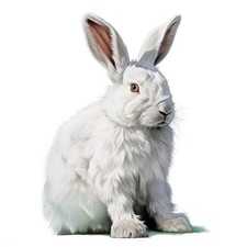 2x Sticker Rabbit Car Sticker