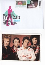 Queen  , Band - Bravo Autogrammkarte - Musiker & Band  - Im Umschlag Live Aid