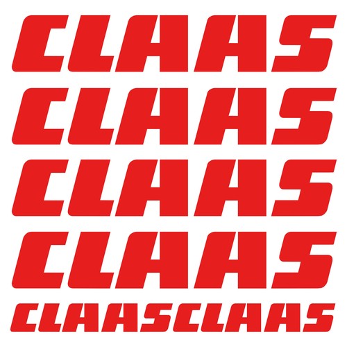Claas aufkleber sticker - claas,