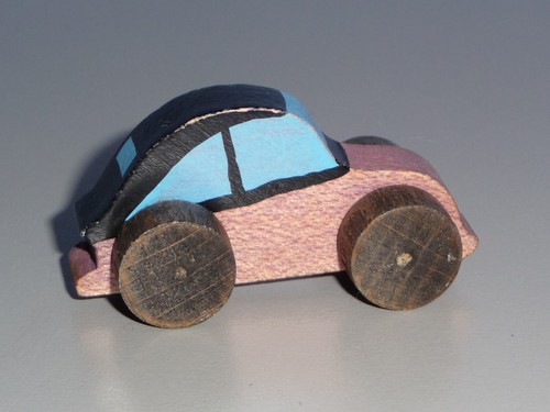 Vintage miniatur holz auto - vintage,