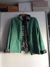 Wende jacke leder grün - jacke, kunst