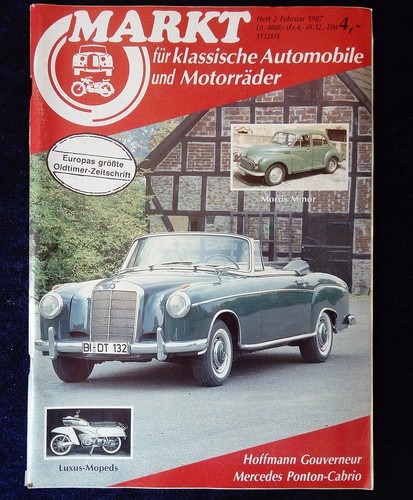 Oldtimer markt 1987 mercedes - oldtimer,