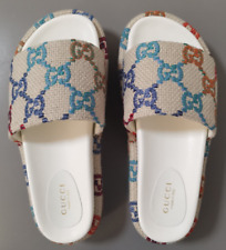 Gucci Pantolette Sandalette Schlappen Größe 37 mit Karton & Tasche Ungetragen