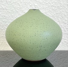Gramann Römhild Studiokeramik Vase Keramik grün 60er Jahre retro vintage DDR