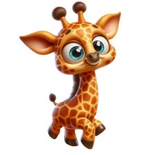 9x Sticker Funny Giraffe Car