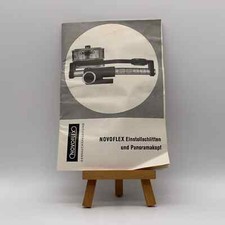 Novoflex Einstellschlitten und Panoramakopf Bedienungsanleitung Deutsch