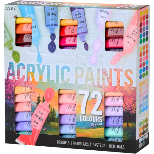 Avec acrylfarben set 20ml - avec,