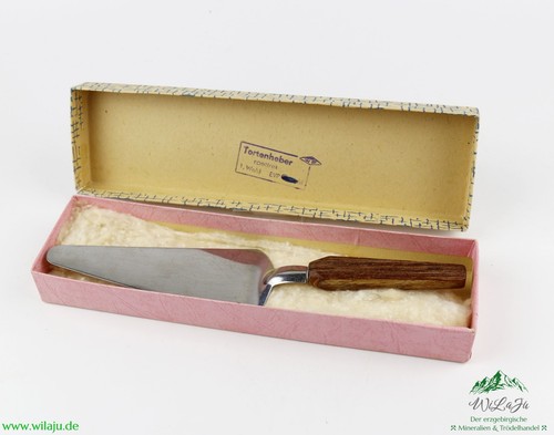 Ddr tortenheber mit holzgriff - tortenheber,
