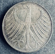 5 Mark 1974 G BRD Silberadler