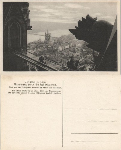 Ansichtskarte köln blick dom - köln,