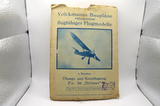Volkmanns Baupläne 4.Bauplan Übungs-und Kunstflugzeug Focke-Wulf 56 "Stösser"