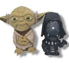 ⚡Darth Vader + Yoda Plüsch ca 21 cm Plüsch Kuscheltier Stofftier Original⚡