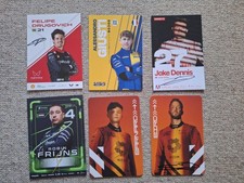 6 Autogrammkarten Formel E