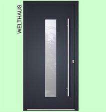 Haustür WeltHaus WH75 Tür Aluminium mit Kunststoff LA20 Berlin Eingangstür Türen