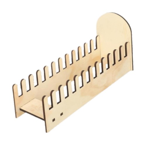 Card display stand wooden - card,