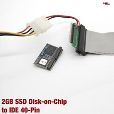 2GB DISK-ON-CHIP MODULE MIT IDE 40-PIN ADAPTER TO DESKTOP PC PERSONAL COMPUTER