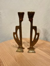 2x Art Deco Kerzenhalter
